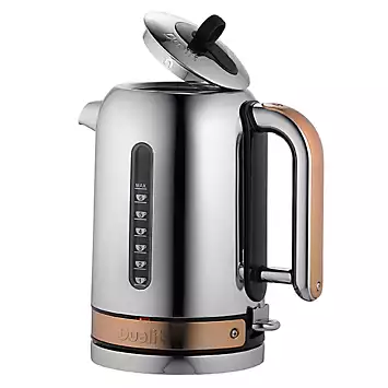 Dualit Classic Kettle- Chrome with Copper Trim 72820 | Kaleidoscope