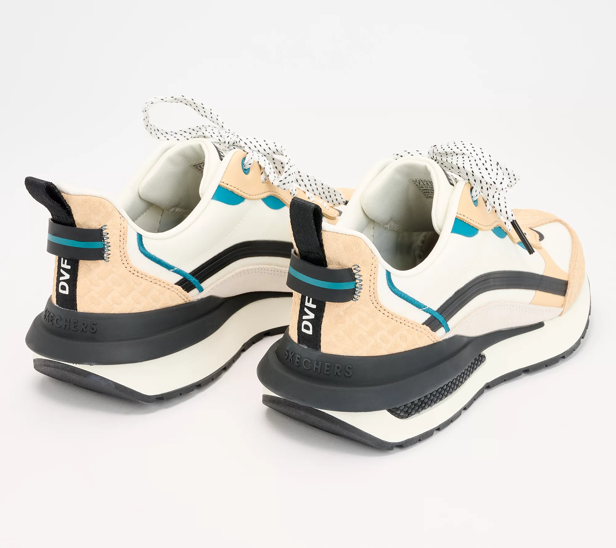 DVF x Skechers Suede Lace-Up Sneakers - Halos