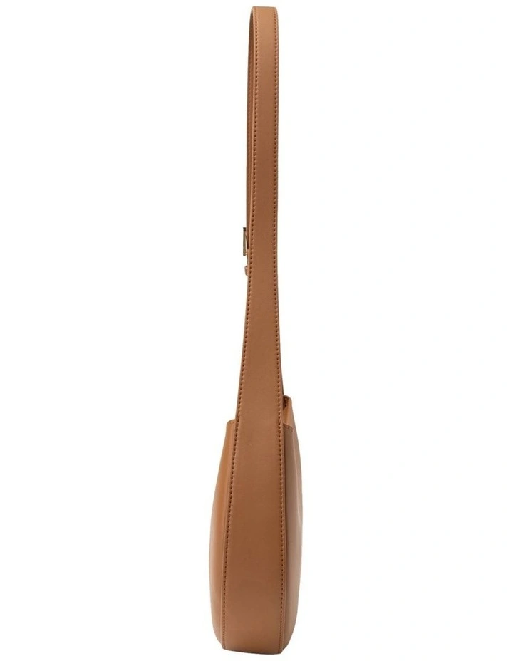 Eliana Leather Shoulder Bag in Tan