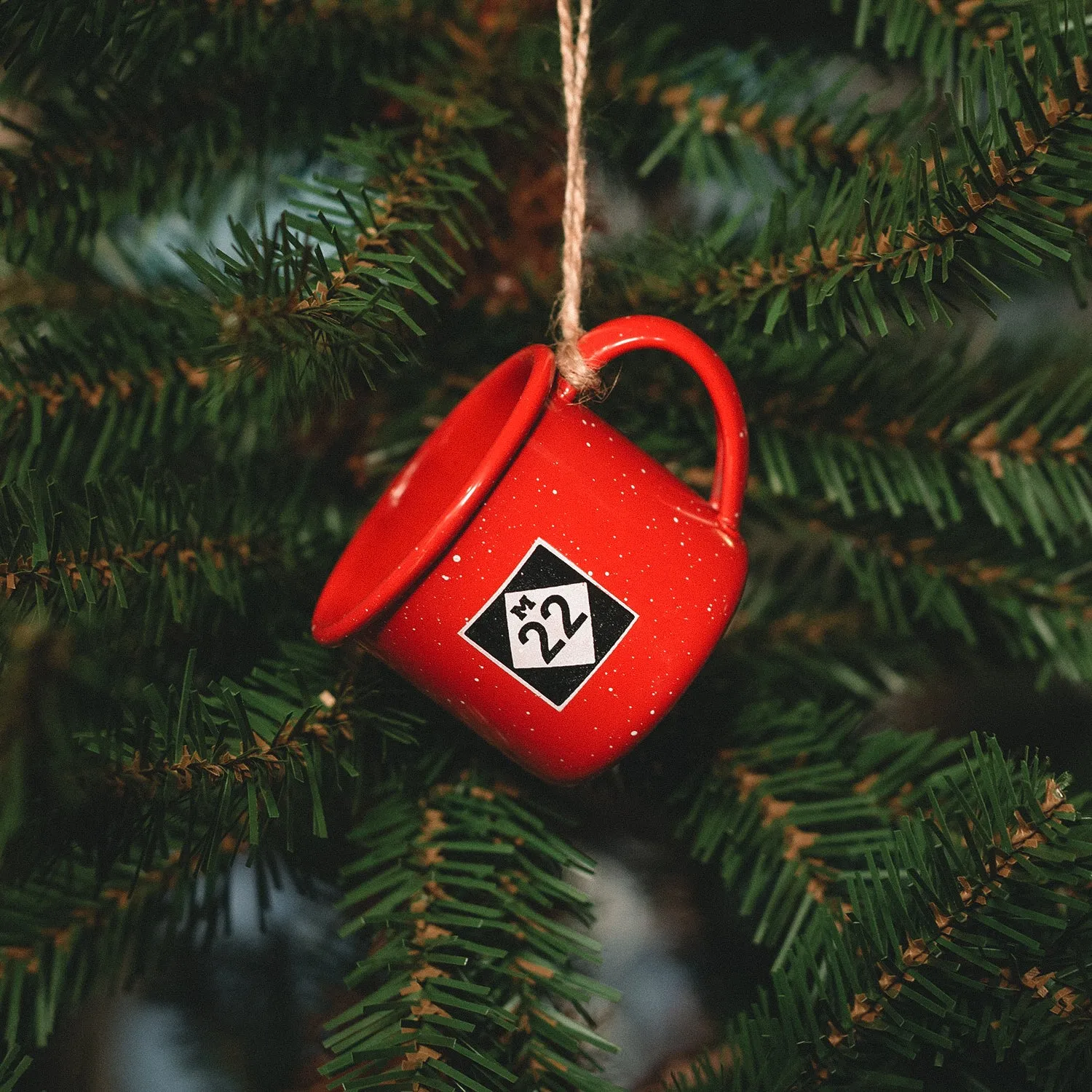 ENAMEL MUG ORNAMENT