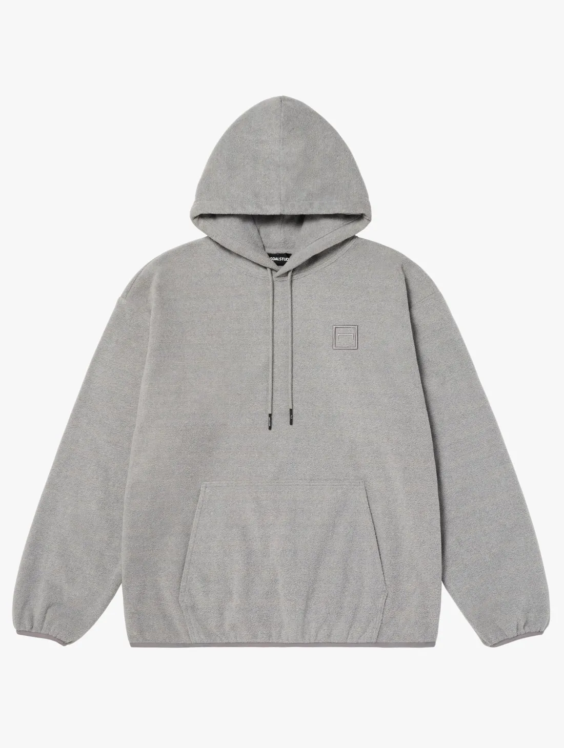 ESSENTIAL MICRO FLEECE HOODIE-MELANGE GREY