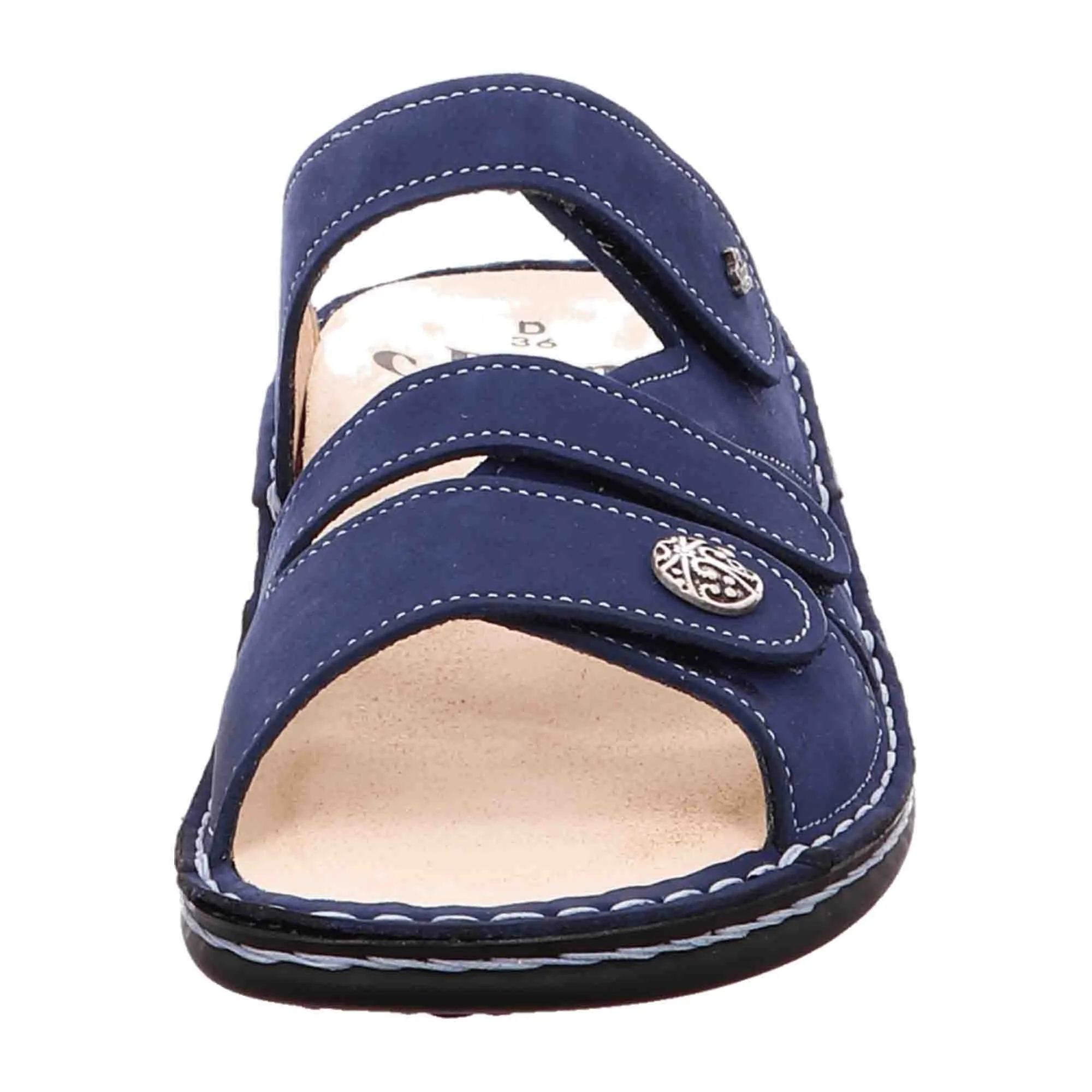 Finn Comfort Ventura-S Blue Sandals for Women - Stylish & Comfortable