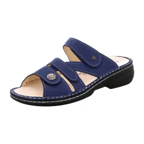 Finn Comfort Ventura-S Blue Sandals for Women - Stylish & Comfortable