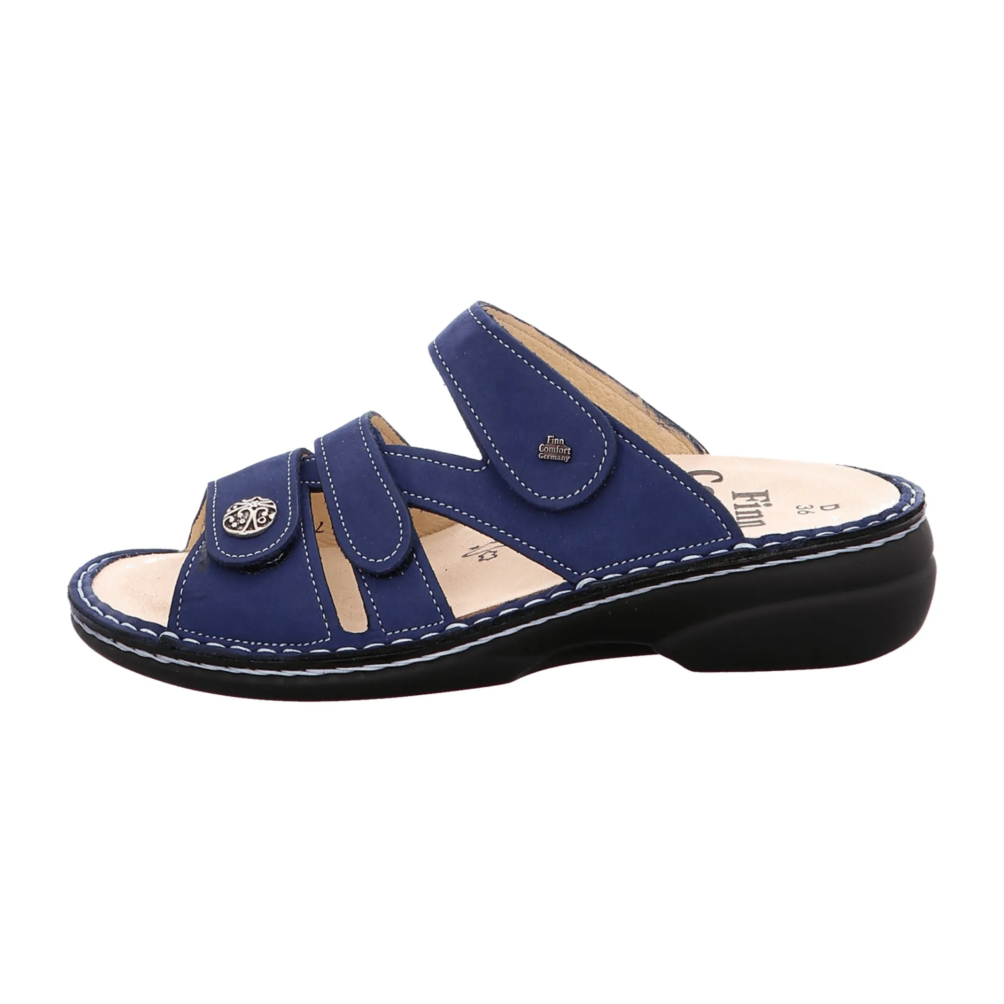 Finn Comfort Ventura-S Blue Sandals for Women - Stylish & Comfortable