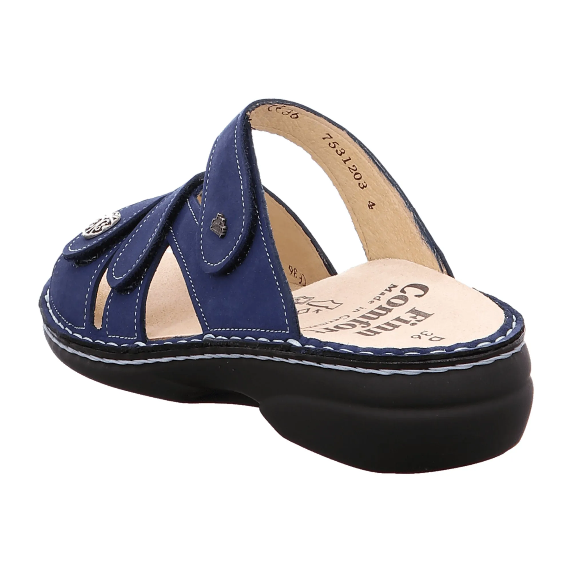 Finn Comfort Ventura-S Blue Sandals for Women - Stylish & Comfortable