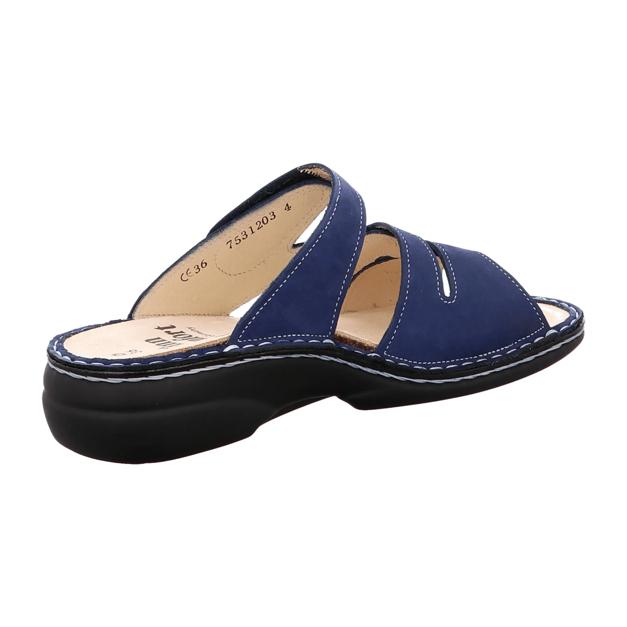 Finn Comfort Ventura-S Blue Sandals for Women - Stylish & Comfortable