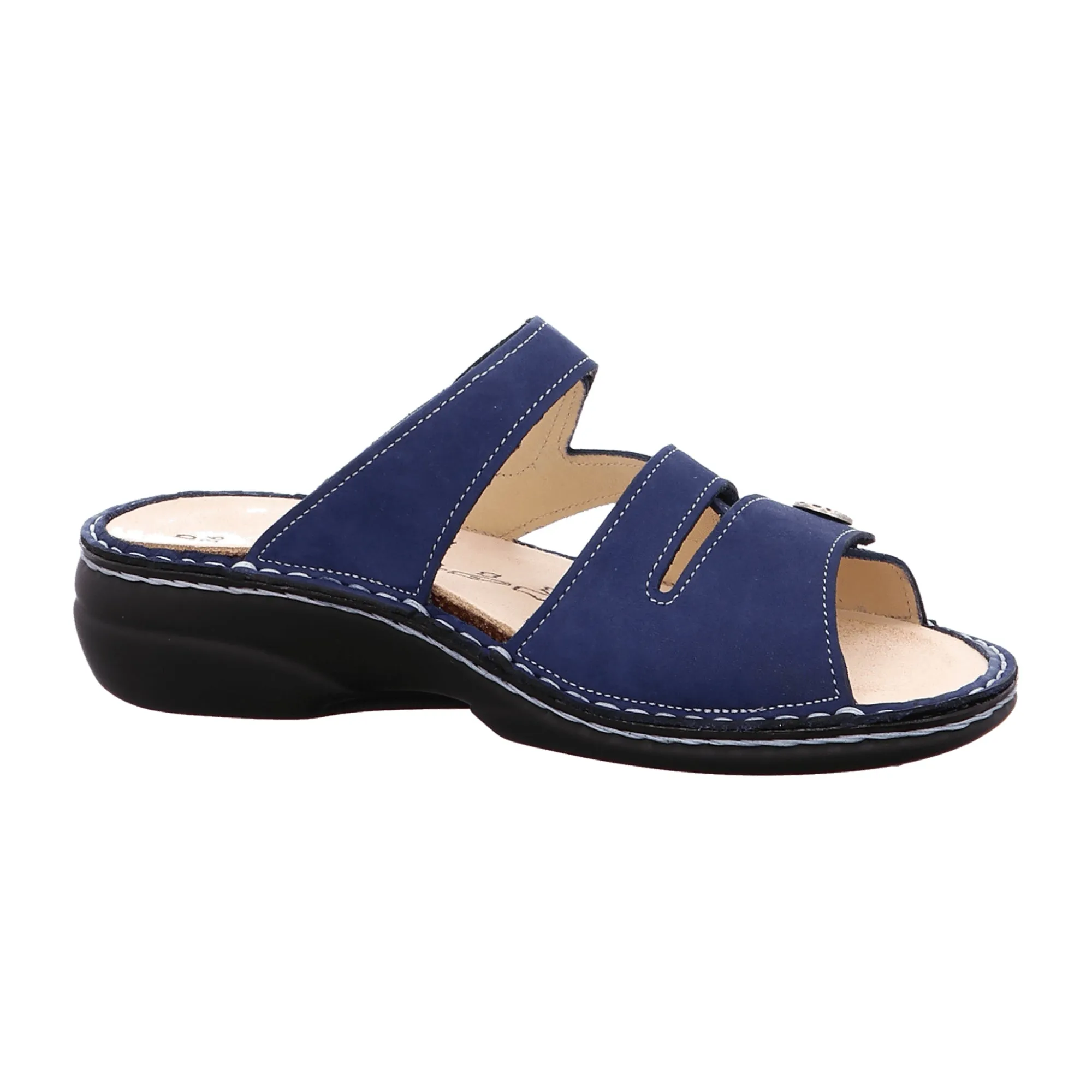 Finn Comfort Ventura-S Blue Sandals for Women - Stylish & Comfortable