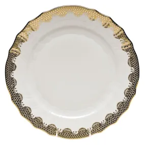 Fish Scale Dinner Plate, Gold