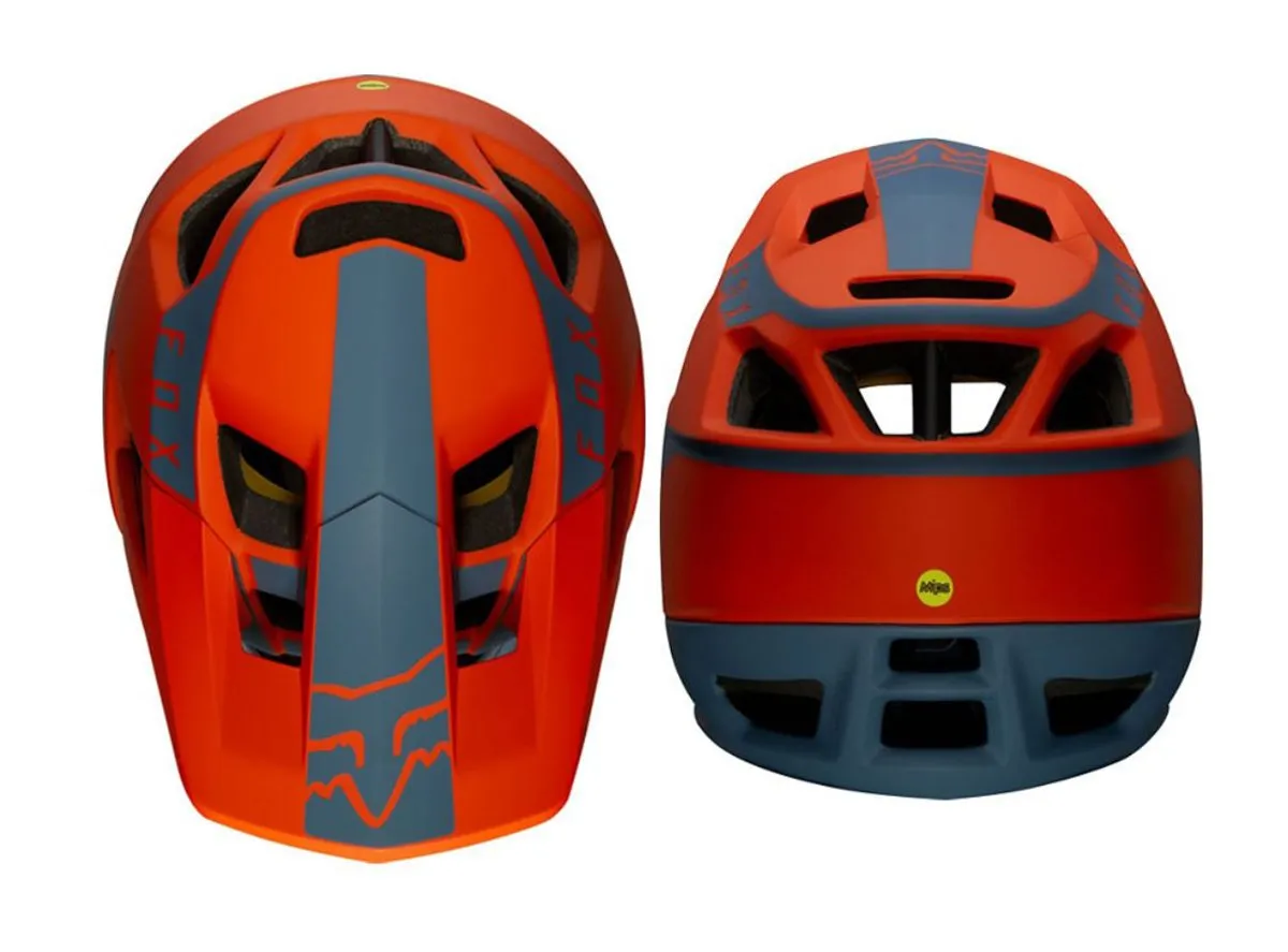 Fox Racing Proframe Full Face Helmet - Quo - Bold Orange - 2020