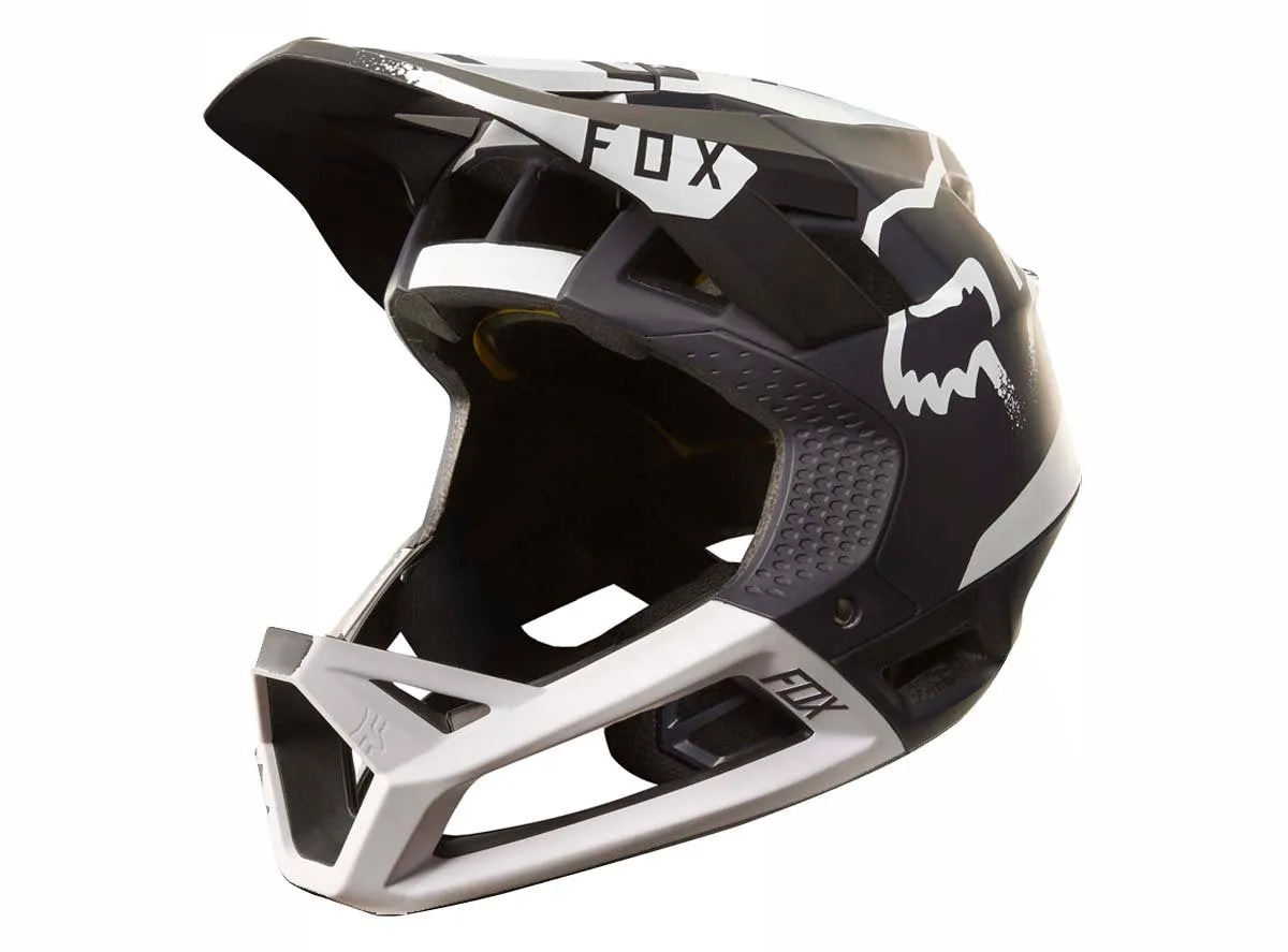 Fox Racing Proframe Moth Full Face Helmet - Black-White