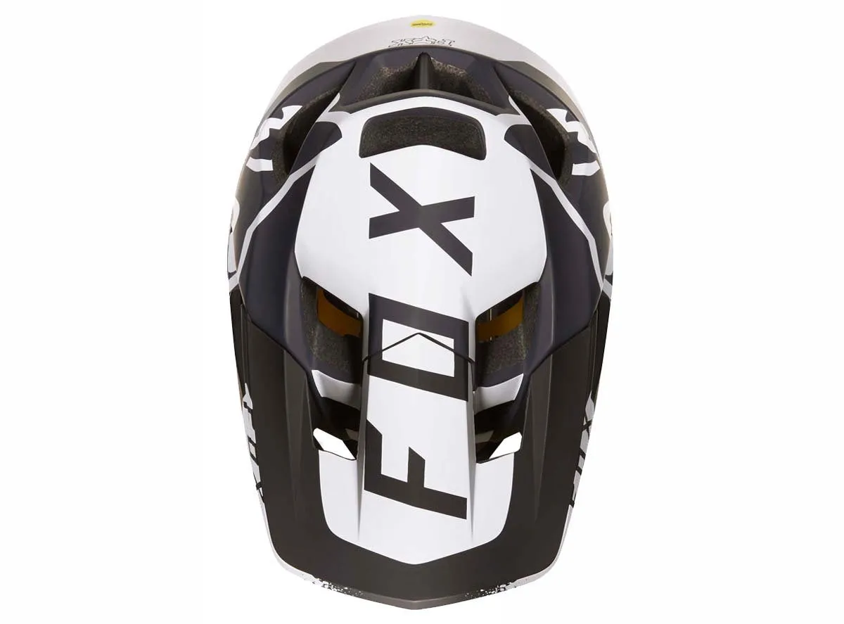 Fox Racing Proframe Moth Full Face Helmet - Black-White