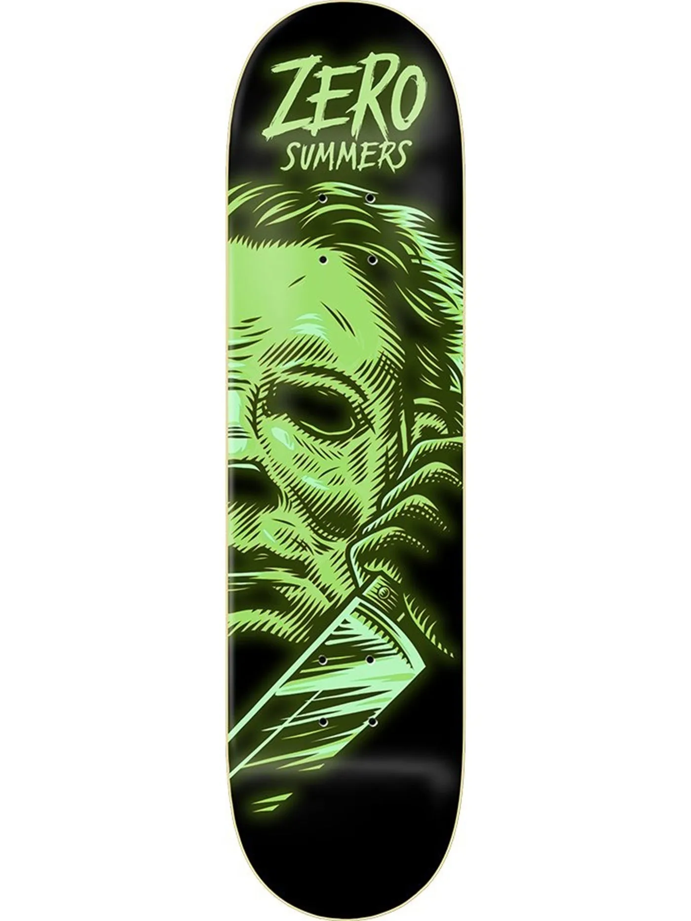 Fright Night GITD Summers 8.5 Skateboard Deck