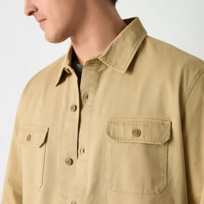 Frye and Co. Mens Big and Tall Lightweight Shirt Jacket