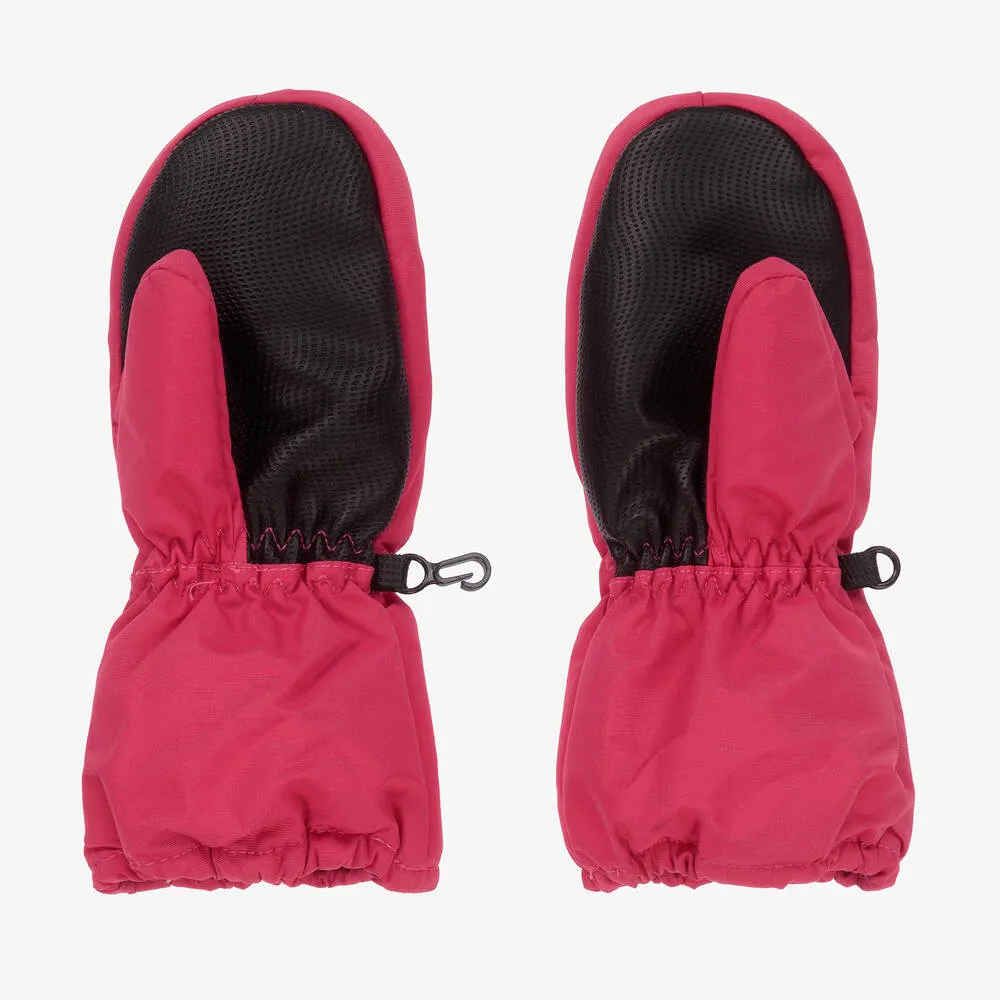 Fuchsia Pink Ski Mittens