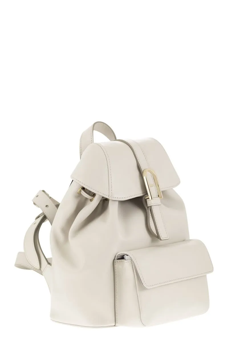 FURLA FLOW S LEATHER BACKPACK