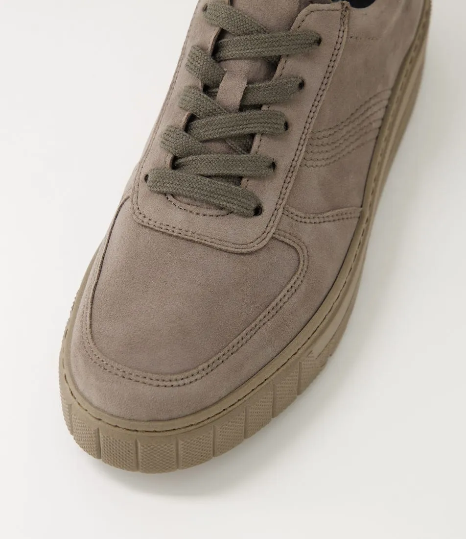 GABOR Francy Fumo Suede Sneakers