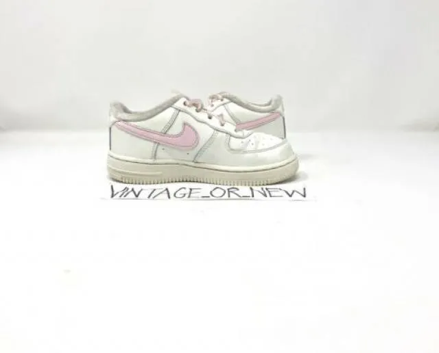 Girls 2018 Nike Air Force 1 Low Sail Arctic Pink 314221-...