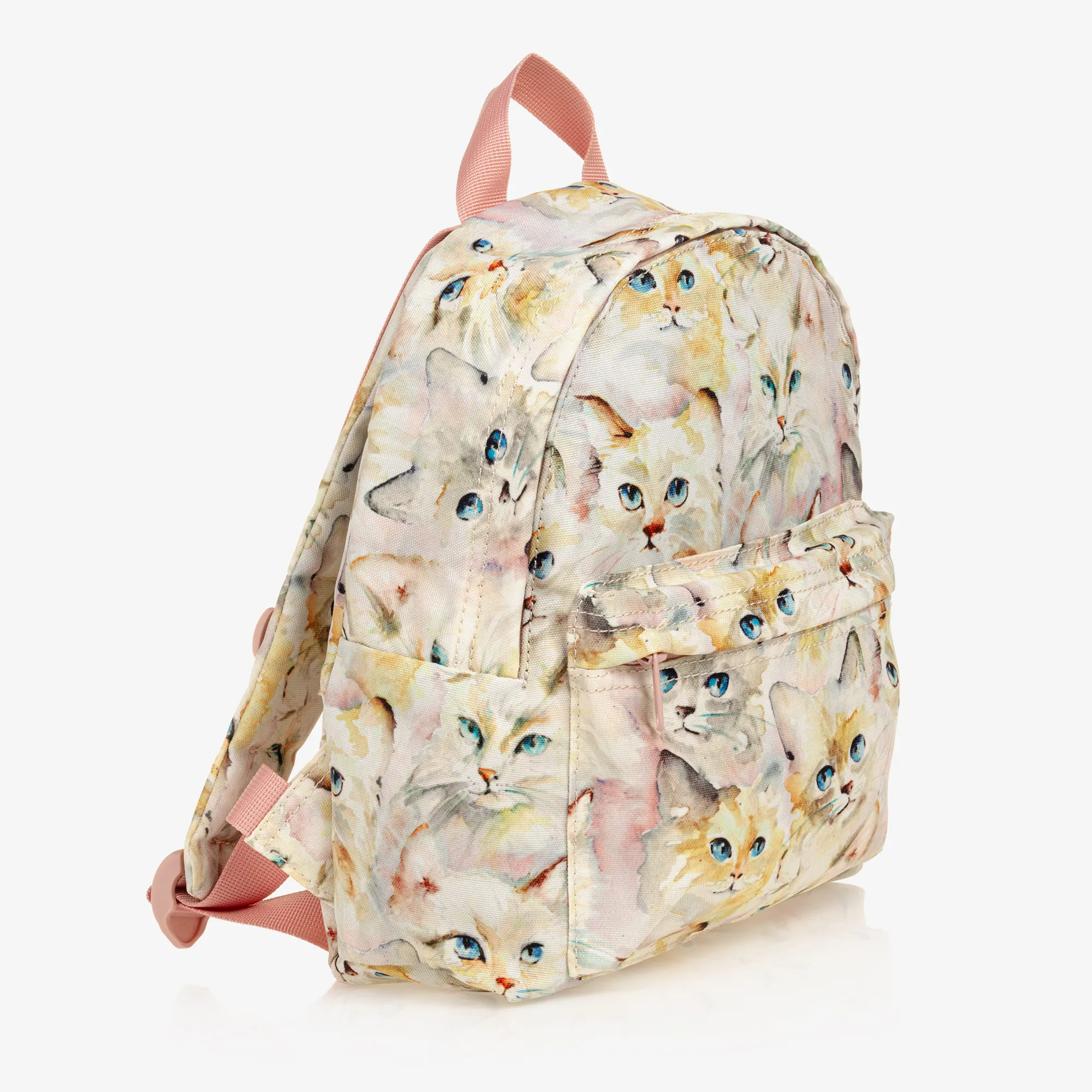 Girls Beige Cat Backpack (29cm)