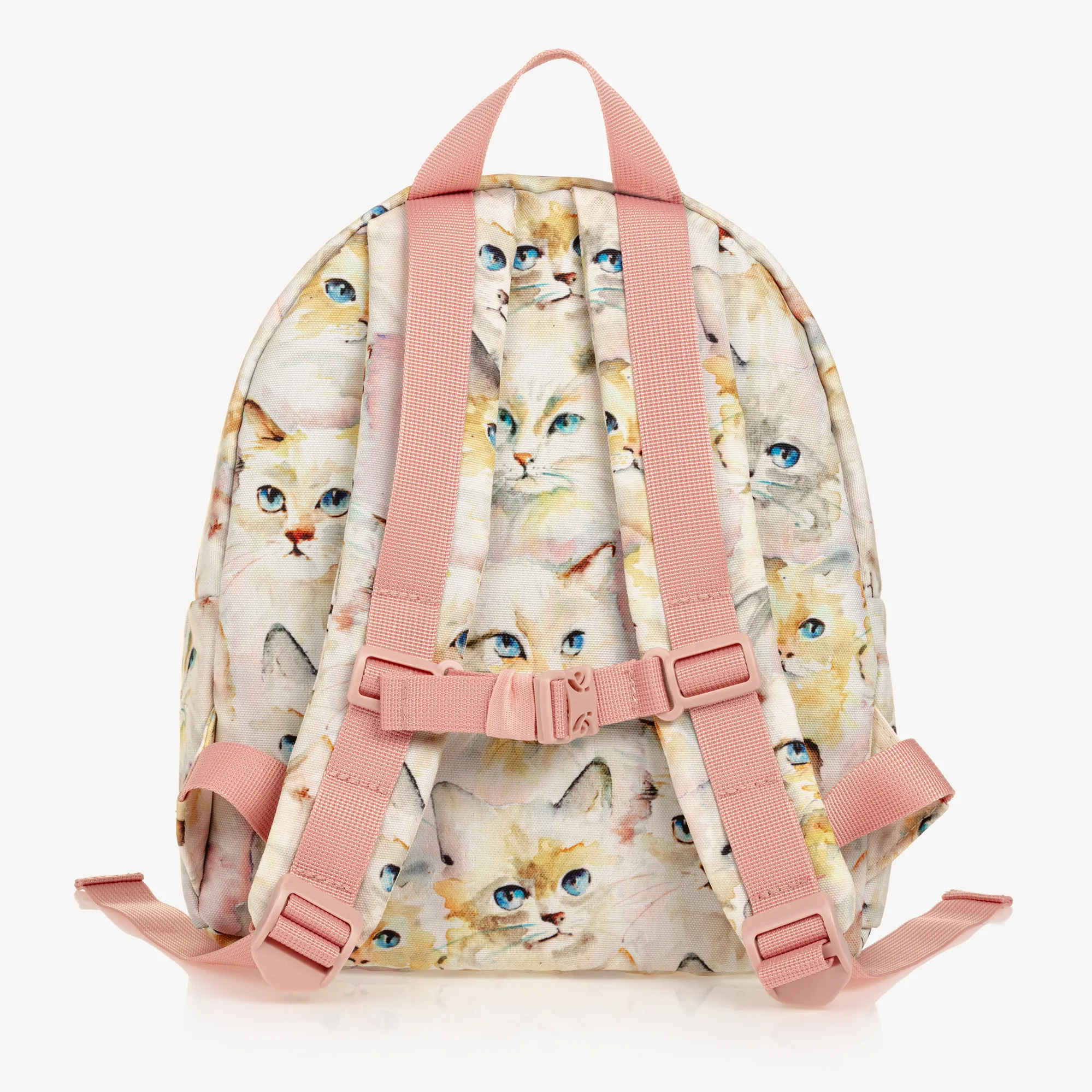 Girls Beige Cat Backpack (29cm)