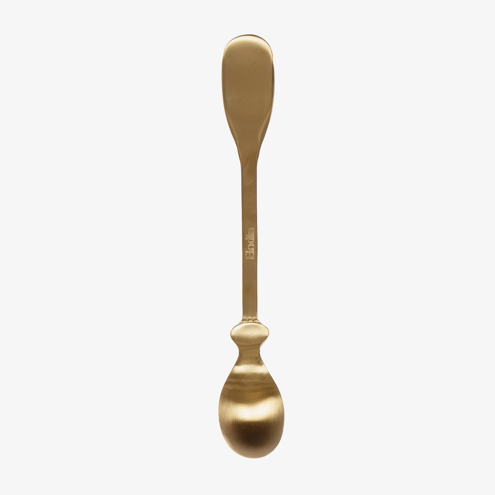 Gold Metal Feeding Spoon