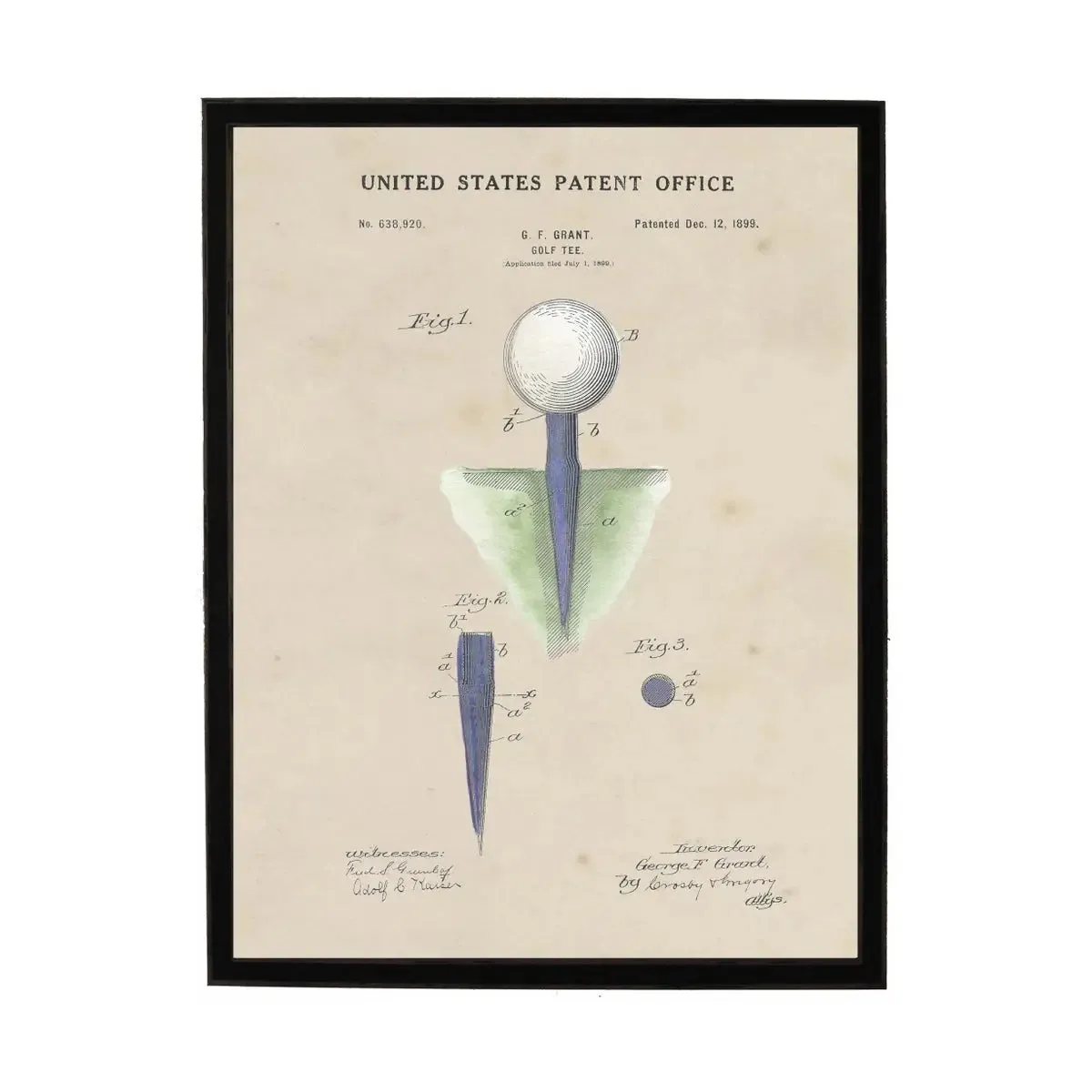 Golf Tee Patent