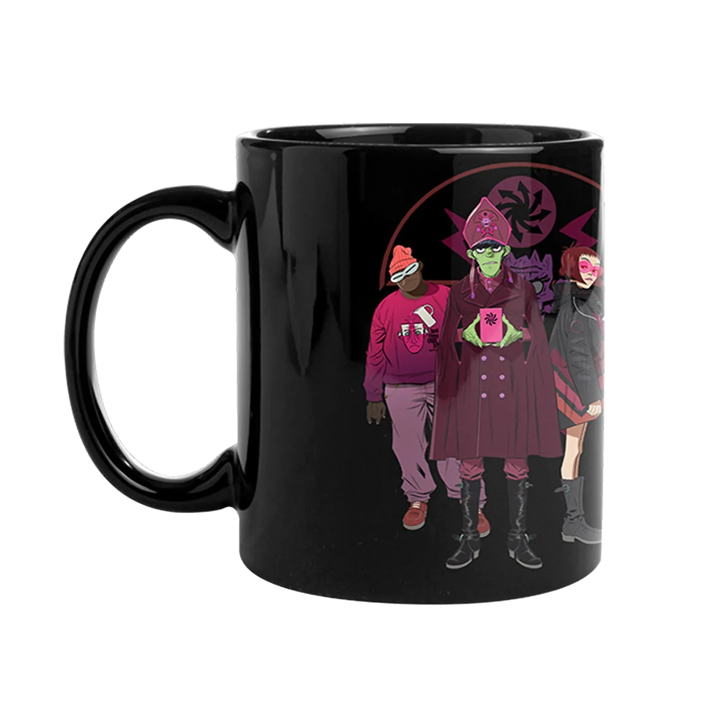 Gorillaz Black Mug