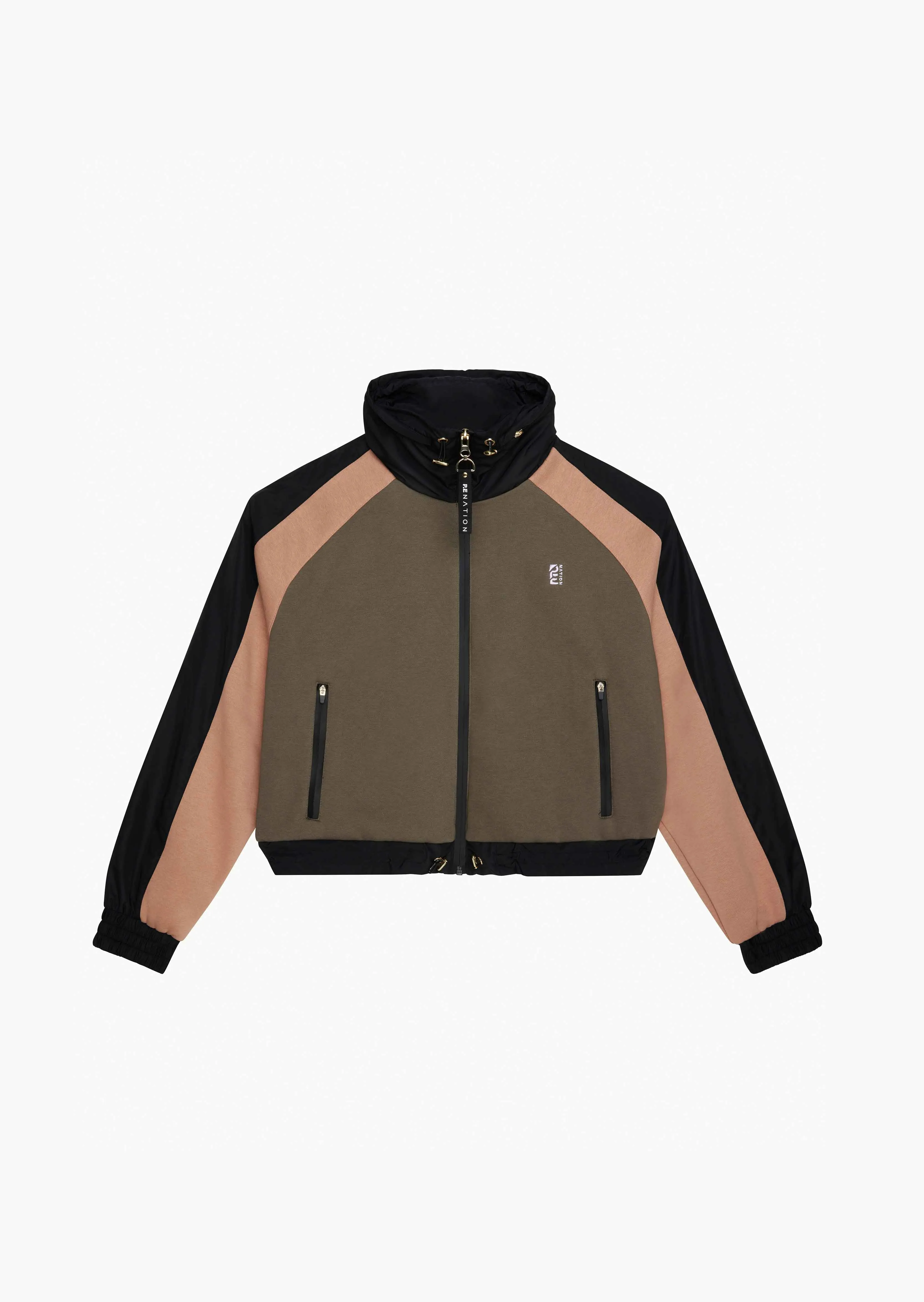 HEADLINE JACKET IN KHAKI