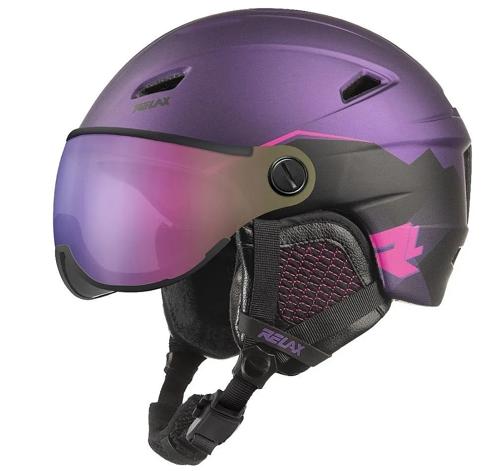 helmet Relax Stealth - RH24W/Metallic Purple/Black/Brown Bronze