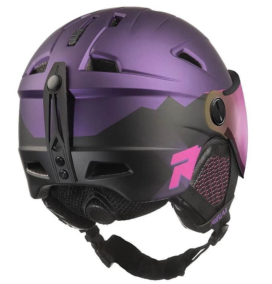 helmet Relax Stealth - RH24W/Metallic Purple/Black/Brown Bronze