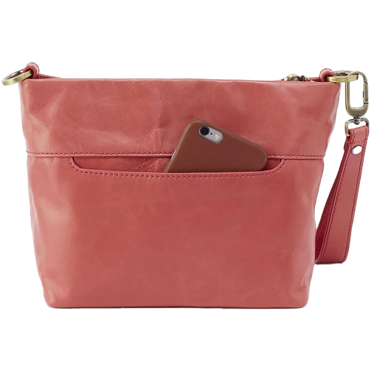 Hobo Ashe Crossbody Cherry Blossom Polished Leather