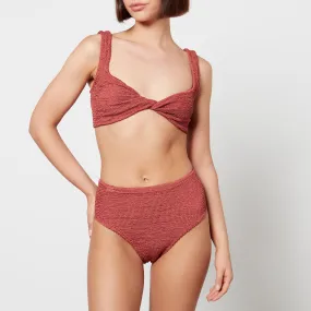 Hunza G Exclusive Jamie Seersucker Bikini | Coggles