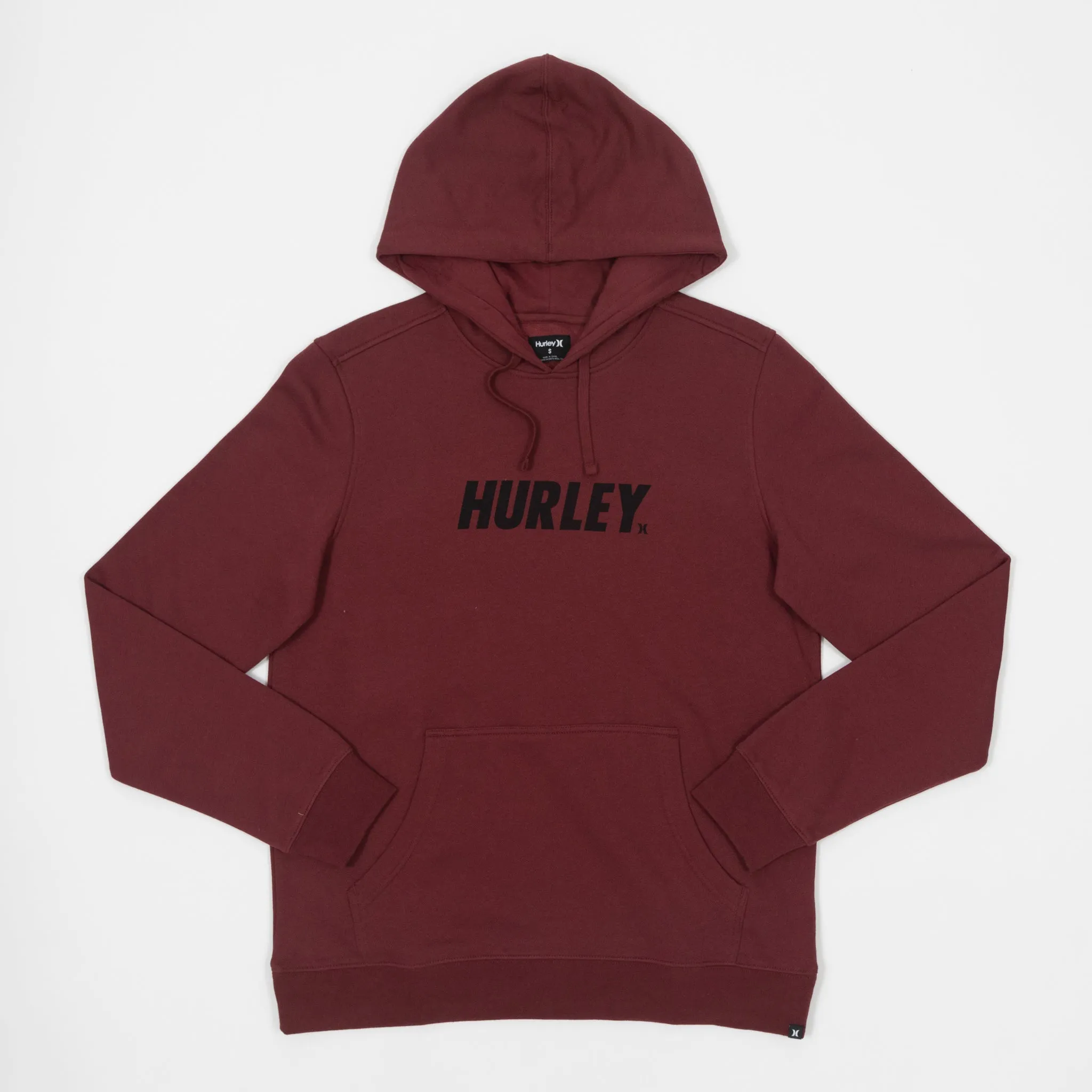 HURLEY HURLEY Fastlane Solid Pullover Hoodie in Russet