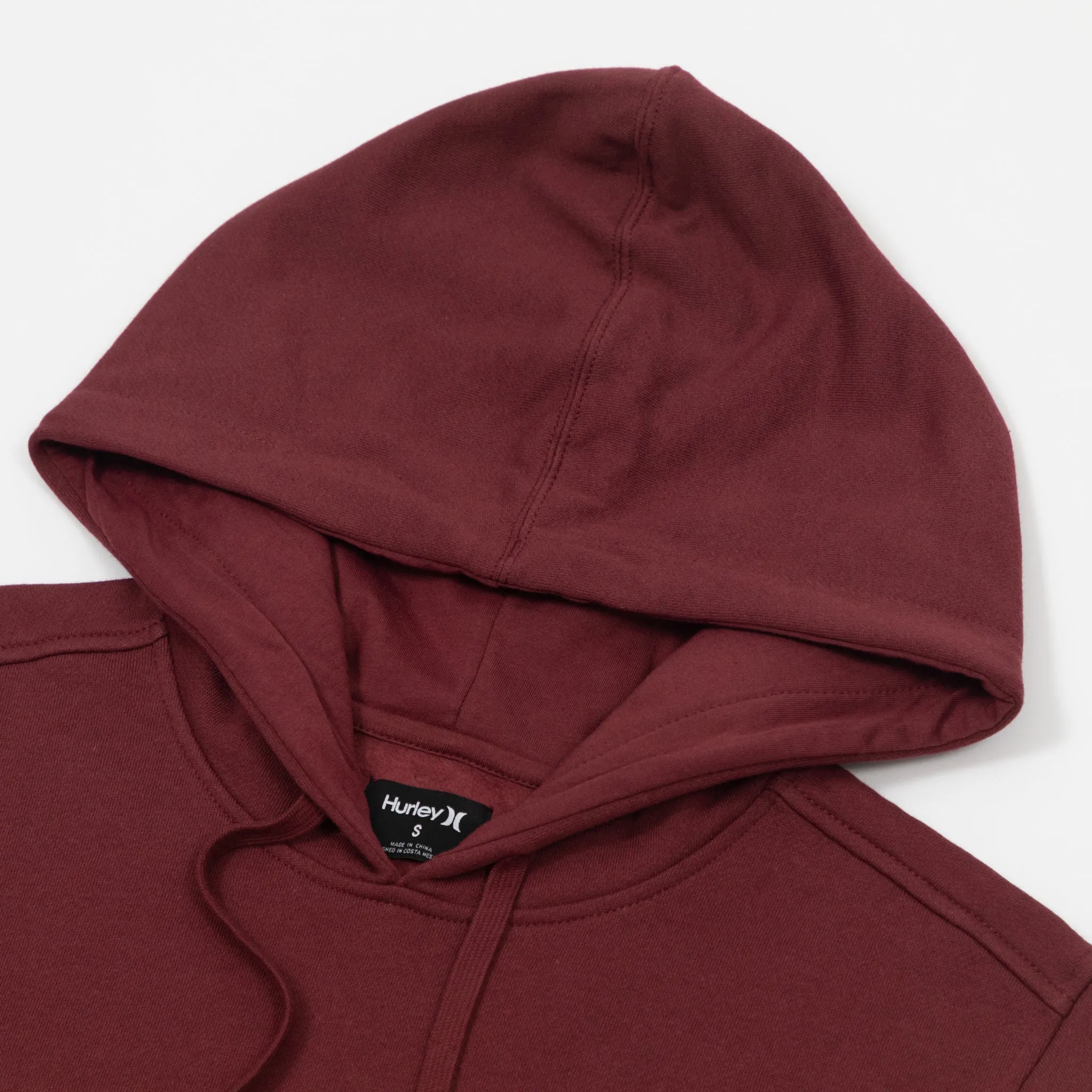 HURLEY HURLEY Fastlane Solid Pullover Hoodie in Russet