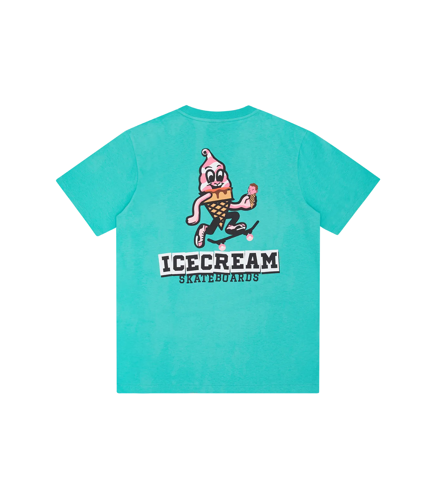 IC SKATEBOARDS T-SHIRT - TEAL