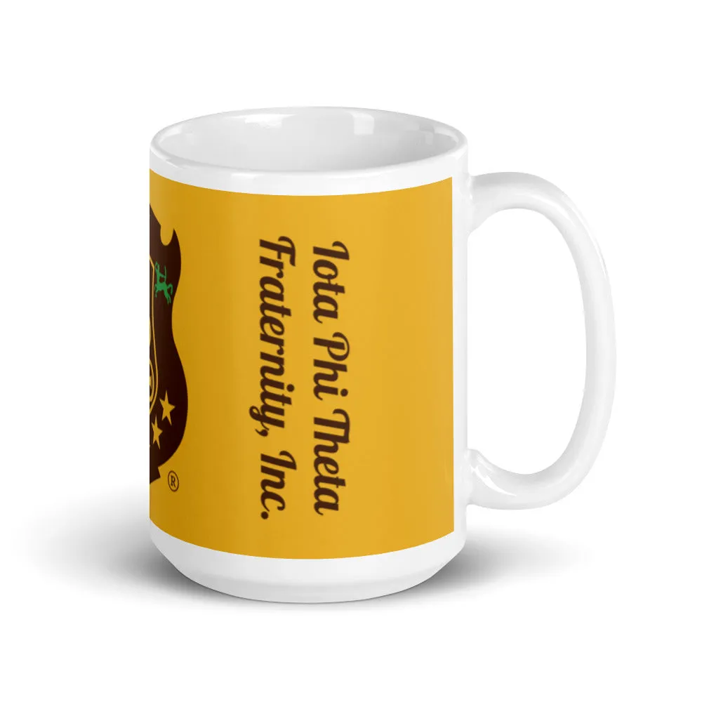 Iota 2-Toned Shield Mug