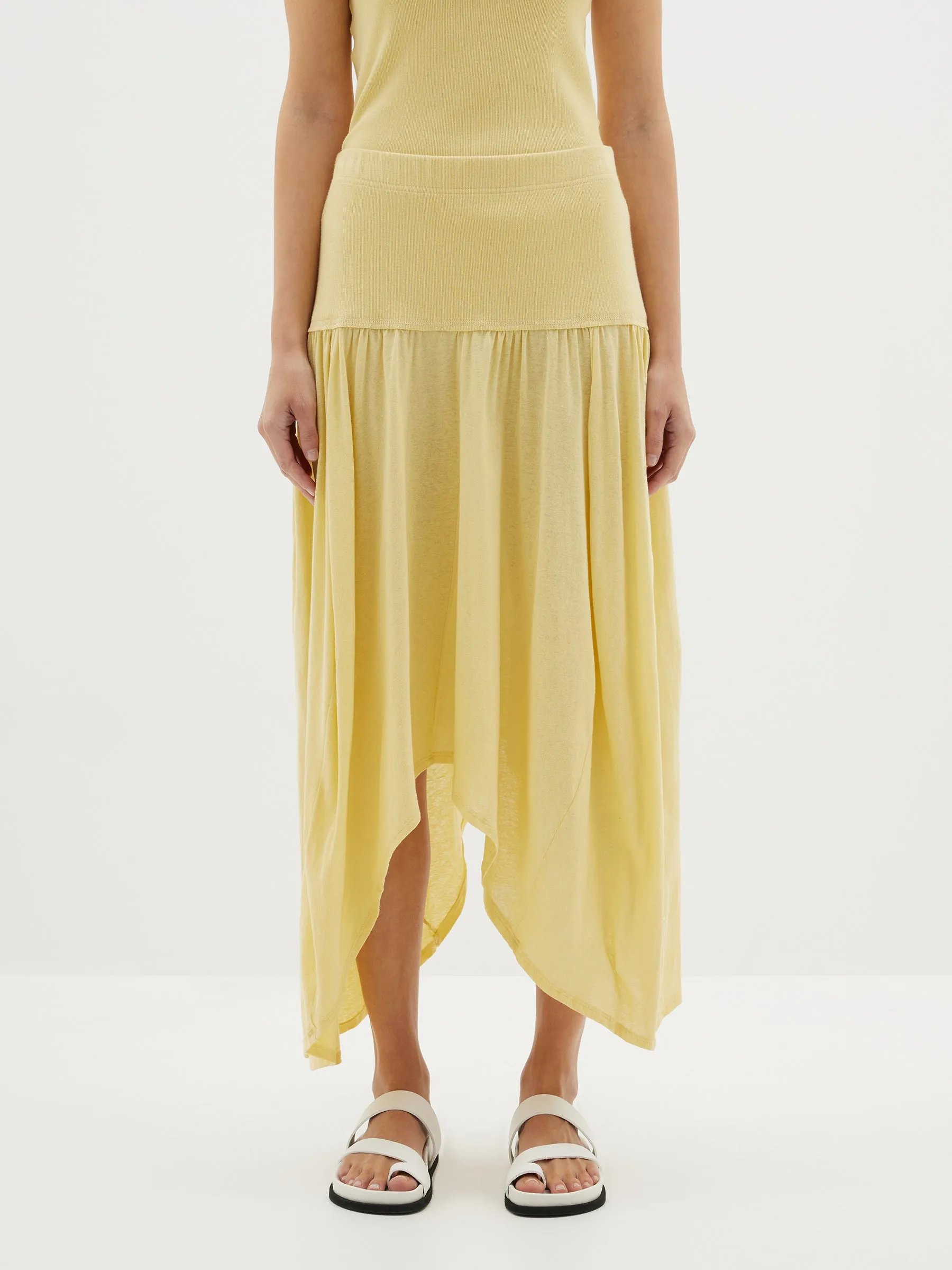 jersey balloon skirt