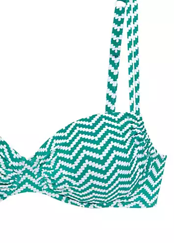 Jette Underwired Zig Zag Bikini Set | Grattan