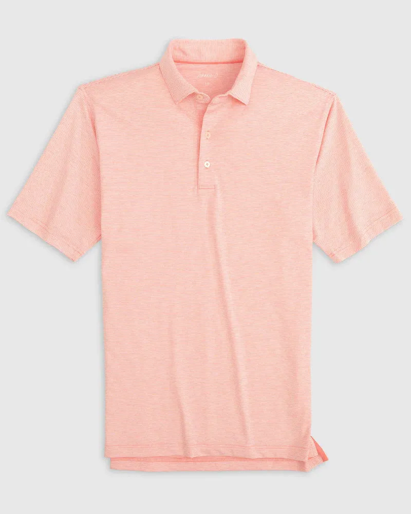 Johnnie O Lyndon Stripe Performance Polo