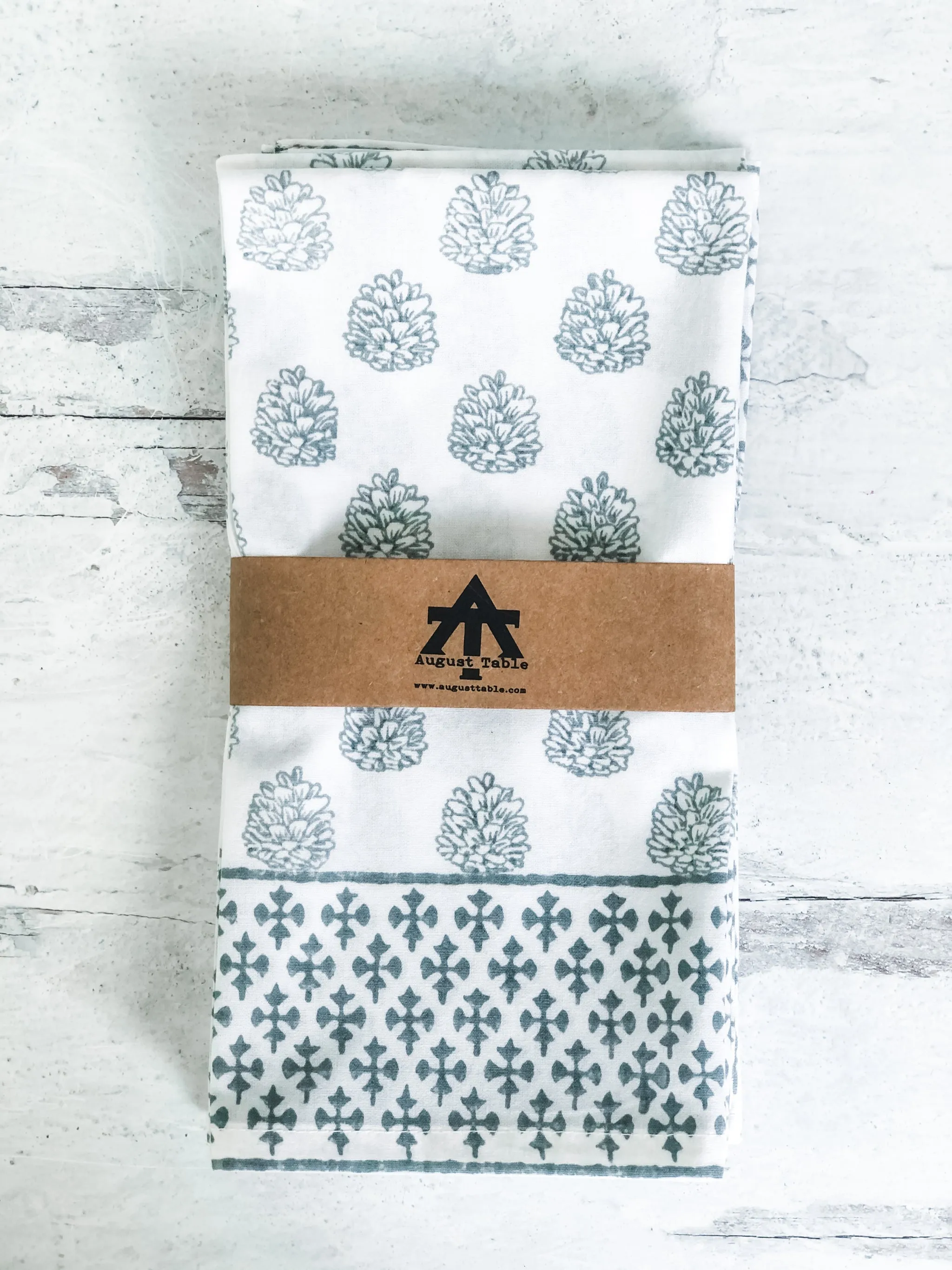 Juniper Block Print Napkins