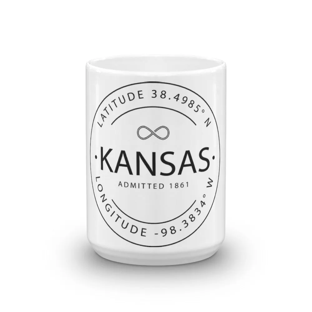 Kansas - Mug - Latitude & Longitude