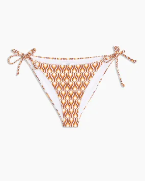 Kate Bikini Bottom | Paprika/Multi Flame Geo