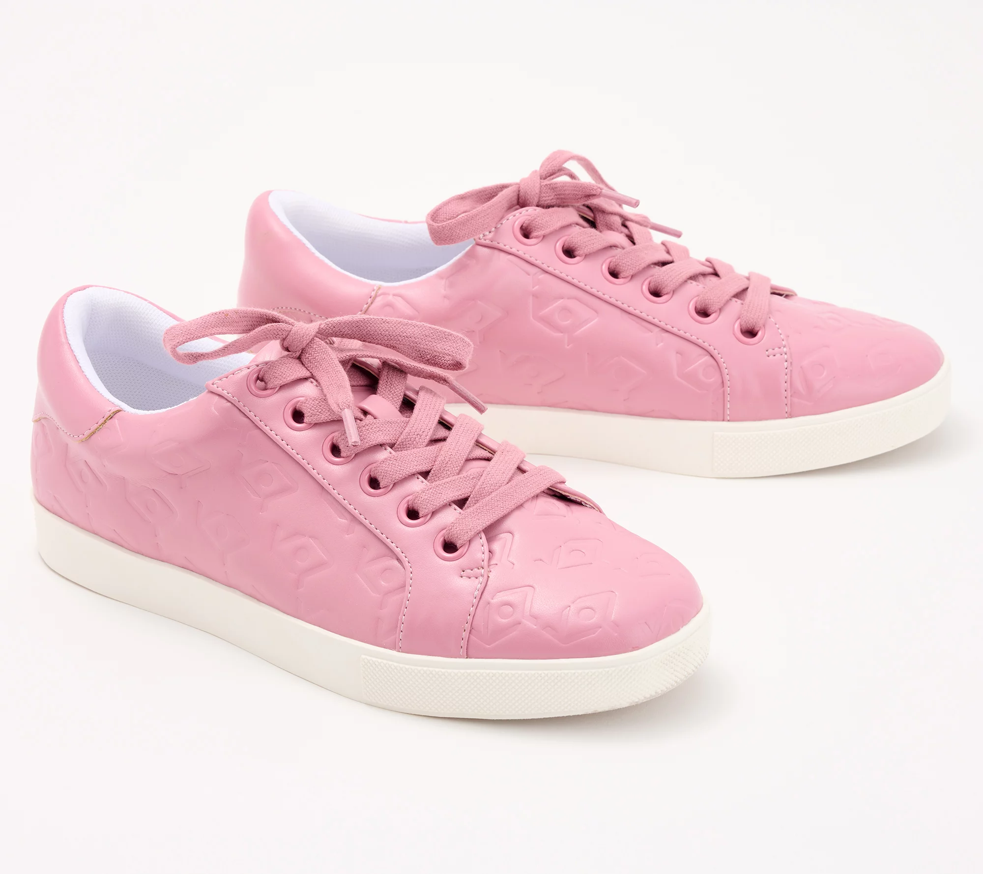 Katy Perry Embossed Lace-Up Sneakers - The Rizzo