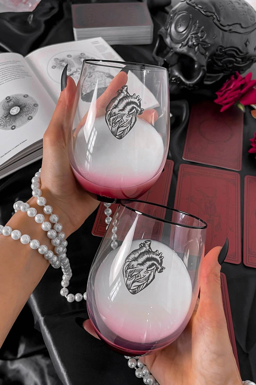 Killstar - Ana-Tomic Stemless Wine Glass Set | Dark Ages