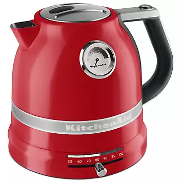 KitchenAid 5KEK1522BER Artisan Variable Temperature 1.5L Kettle - Empire Red | Kaleidoscope