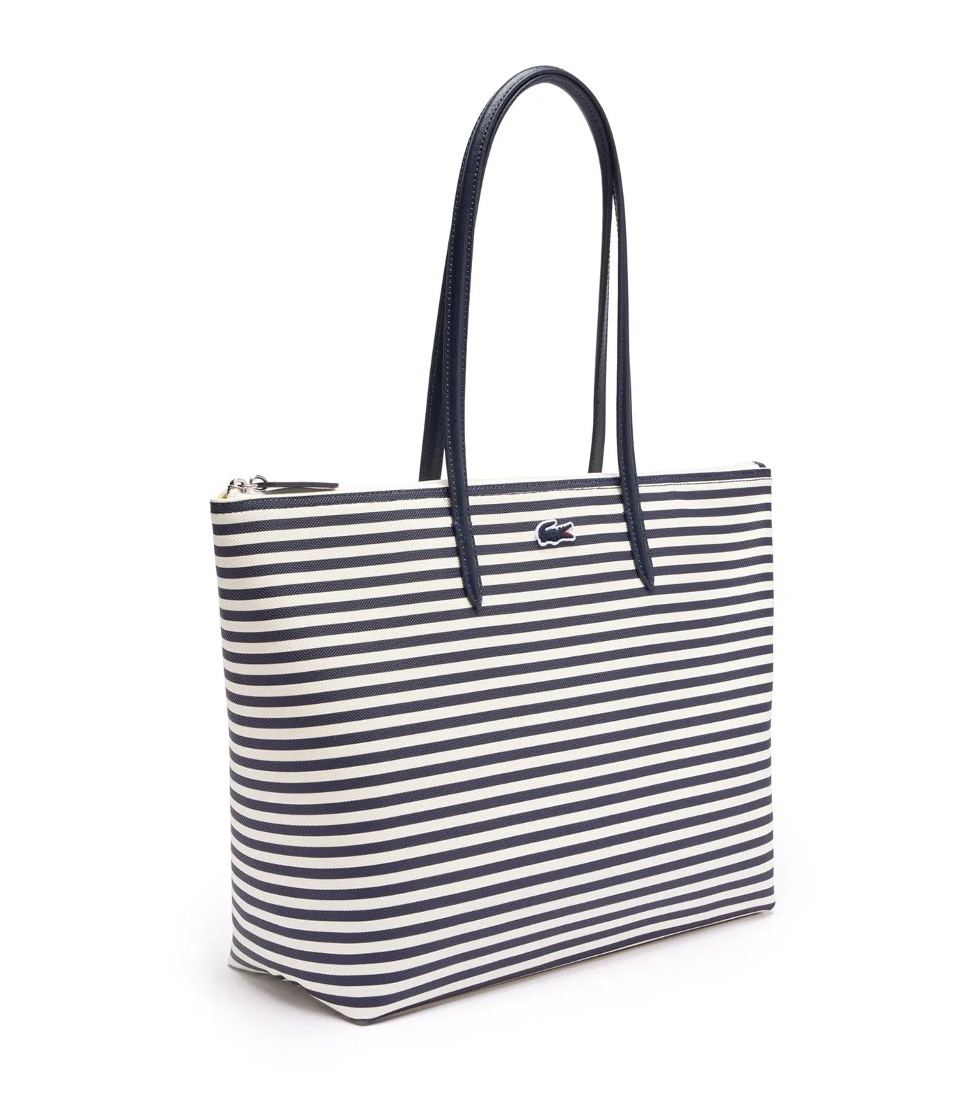 L.12.12 Concept Striped Tote Stripes Marine Farine