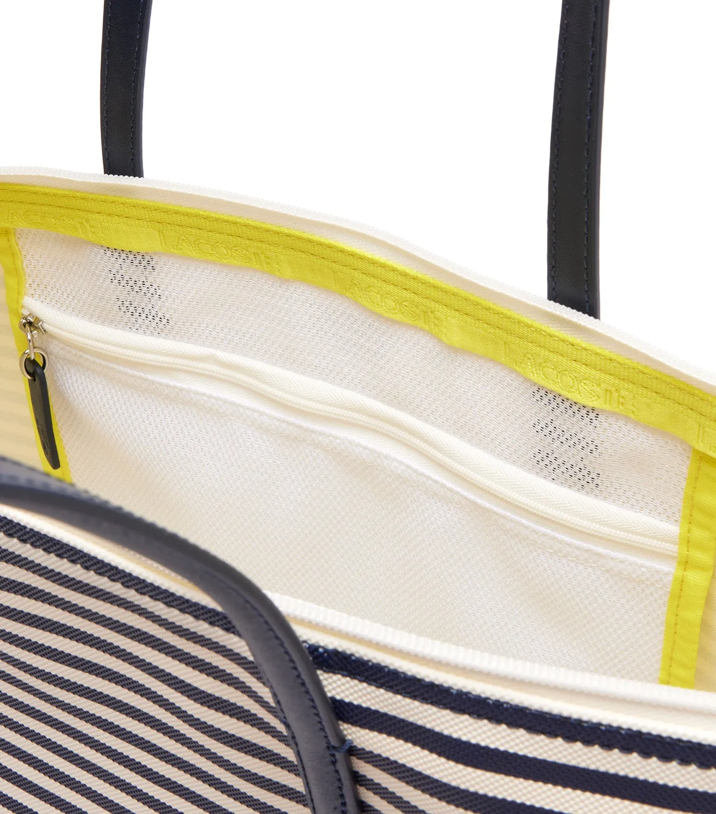 L.12.12 Concept Striped Tote Stripes Marine Farine