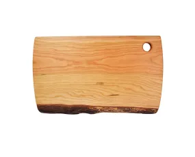 Large Live Edge Cutting Board -- Cherry