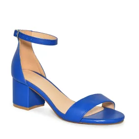 LARINA-29 Open Toe Ankle Strap Low Chunky Block Heel Sandals