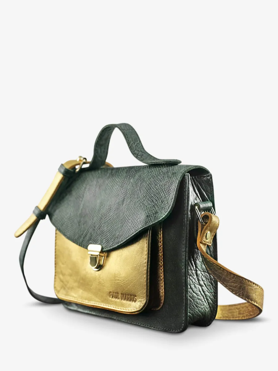 leather hand bag for woman  - Mademoiselle George - Oasis | PAUL MARIUS