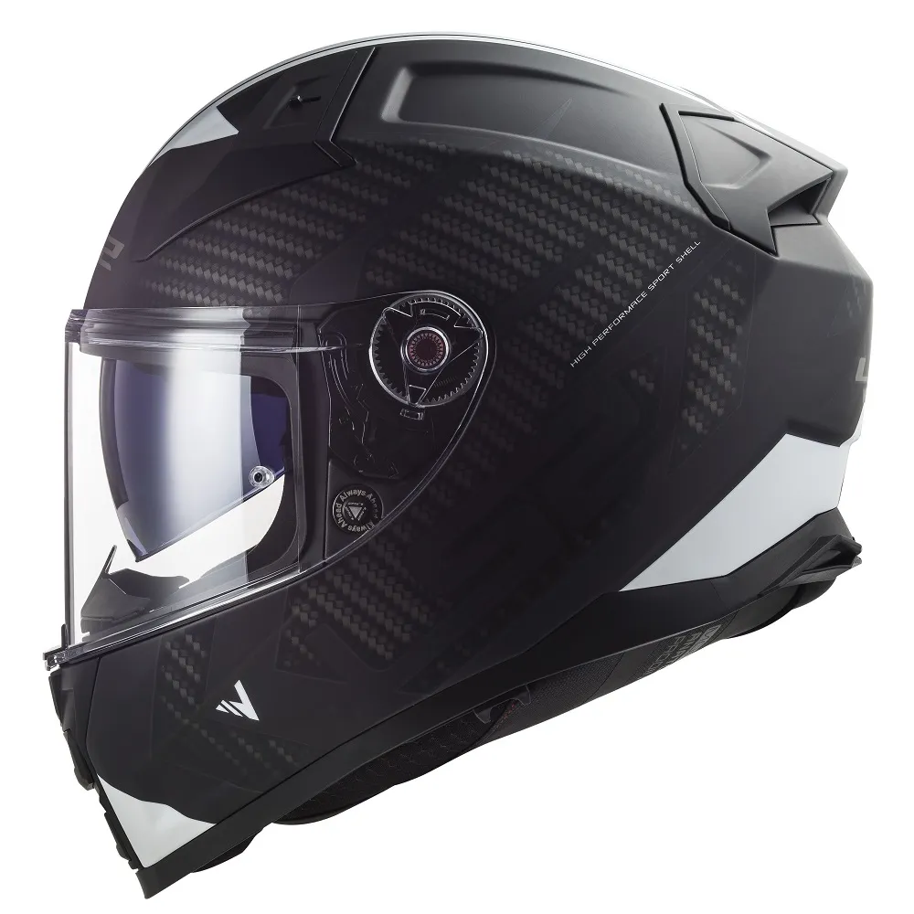 LS2 FF811 Vector II Splitter Helmet - Black/White